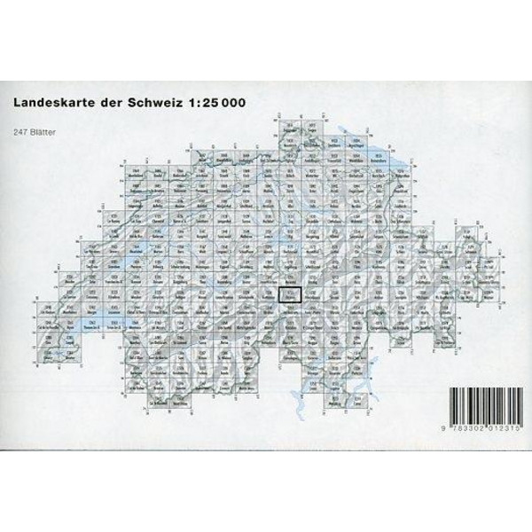 Swisstopo 1 : 25 000 Urseren - Wanderkarte
