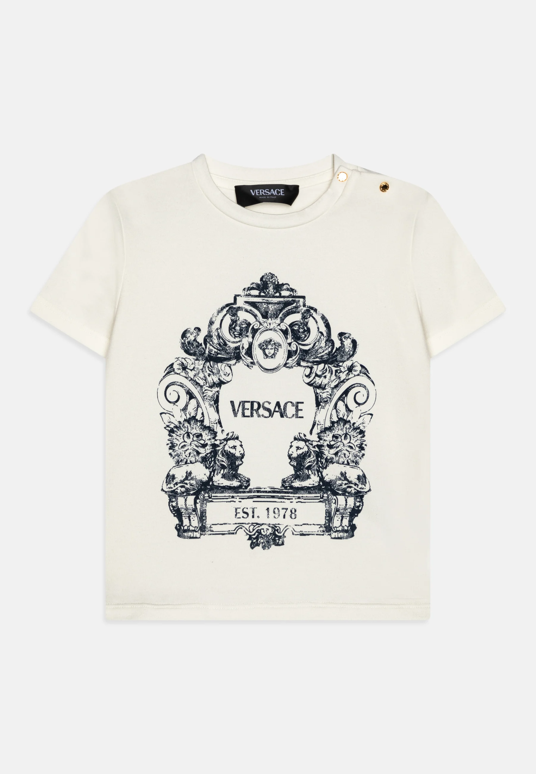 Versace STEMMA PRINT UNISEX - Camiseta estampada
