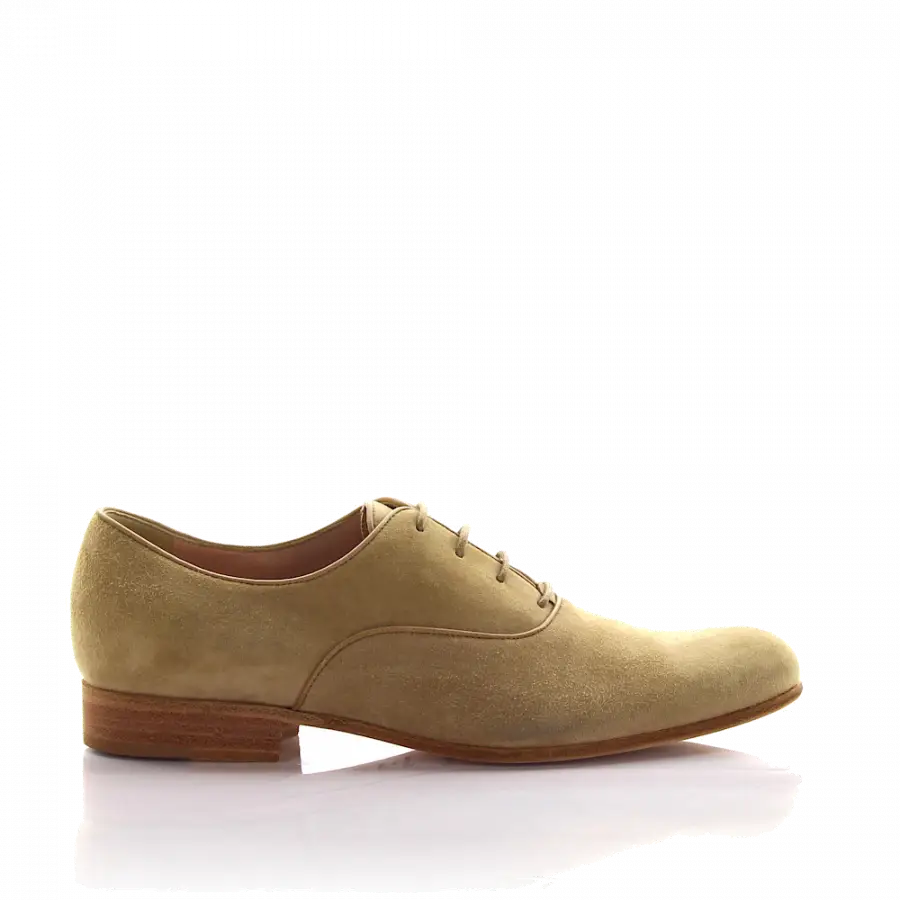 Unützer - Halbschuhe Veloursleder beige - beige