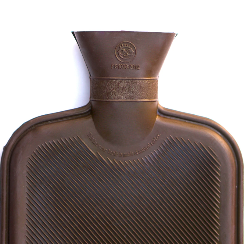 Snugbud Junior Zottelige braune Körperwärmer-Wasserflasche
