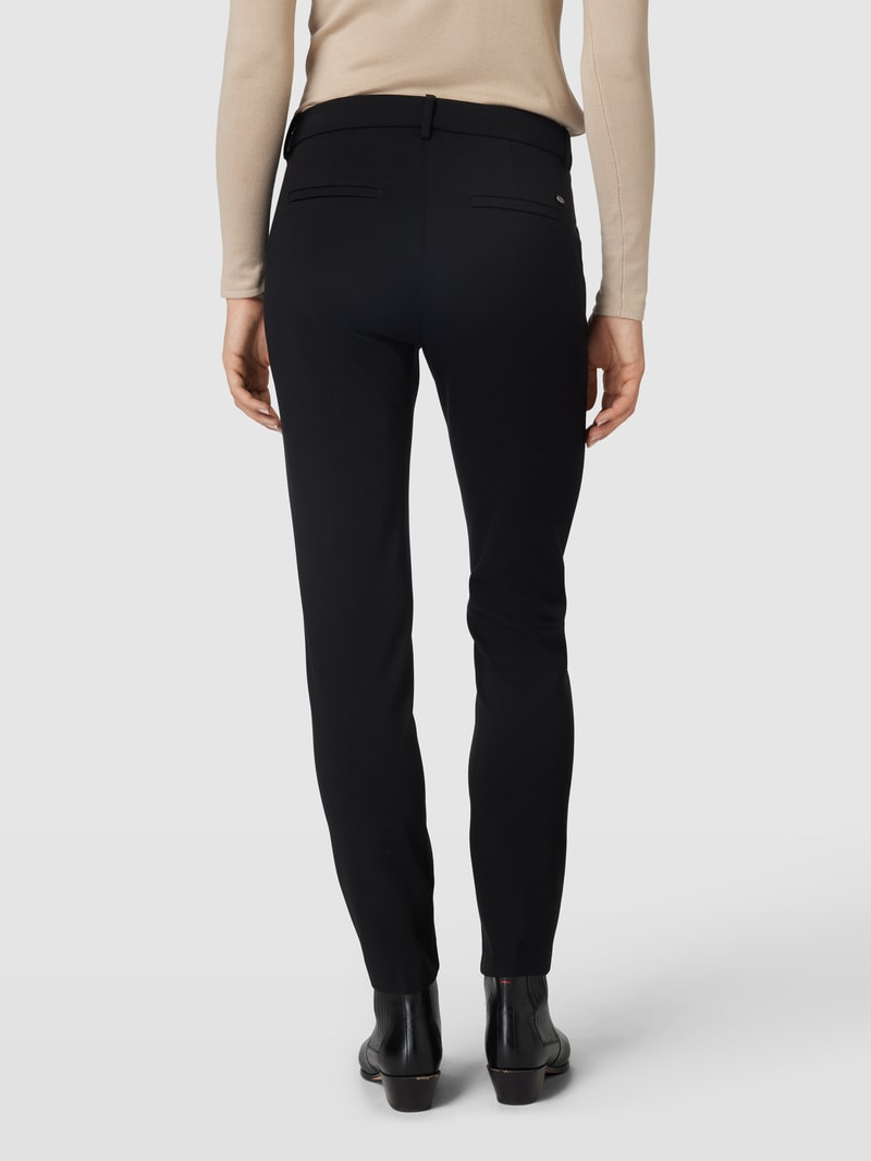 Hose mit Gitterkaro Modell 'CLARIS' in schwarz