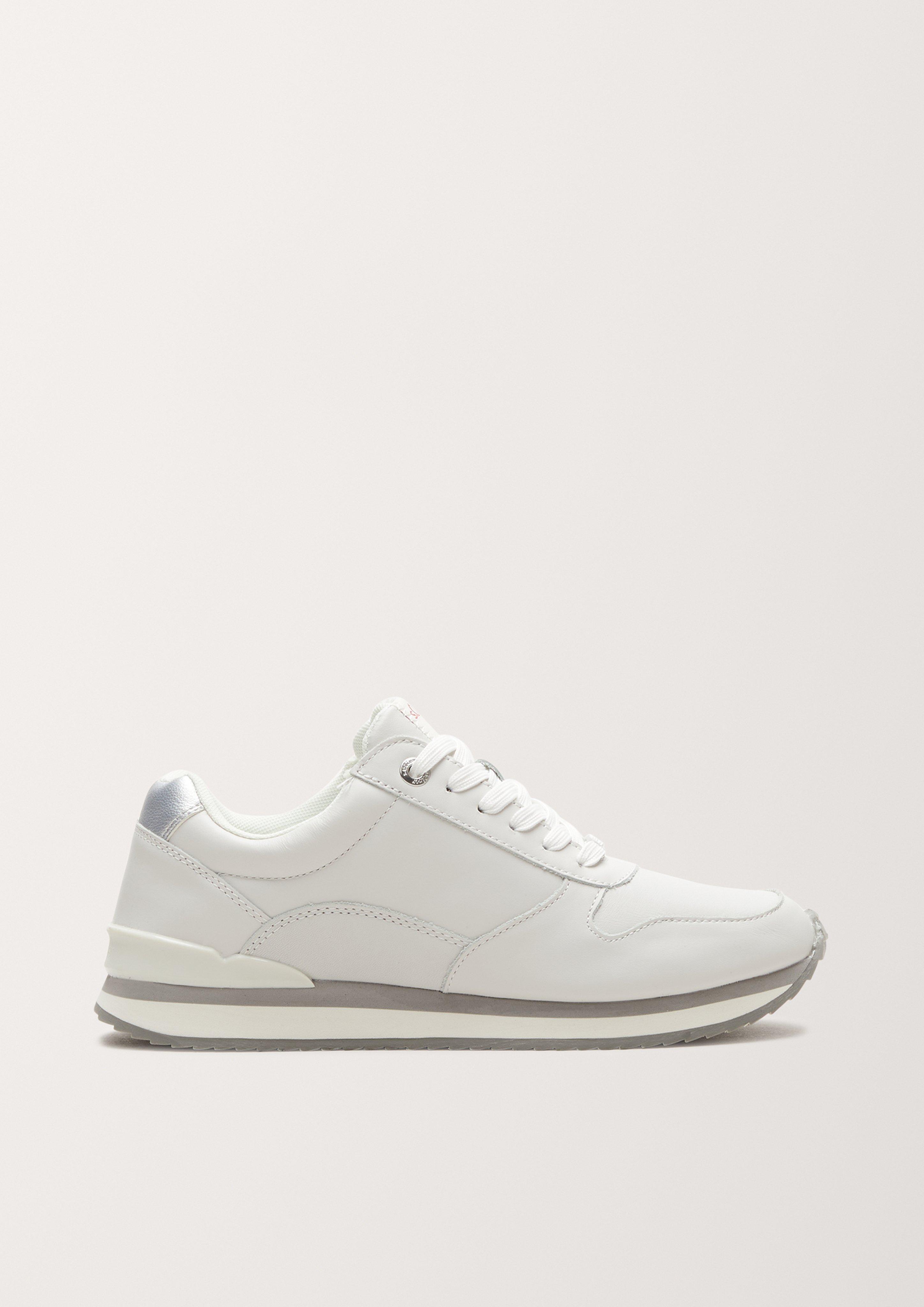 Fabric-Mix-Sneaker mit Leder  6005309-102