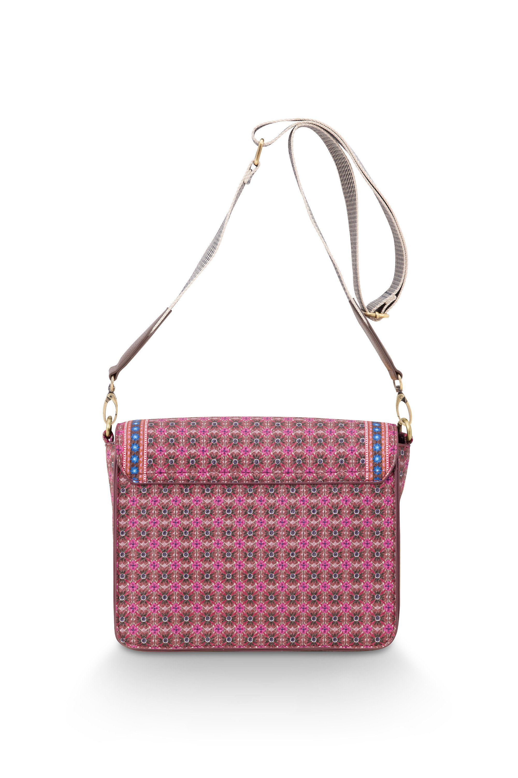 PiP Studio Umhängetasche Pip Studio Cross Body Flap CLOVER, ‎19 x 6 x 16 cm, pink