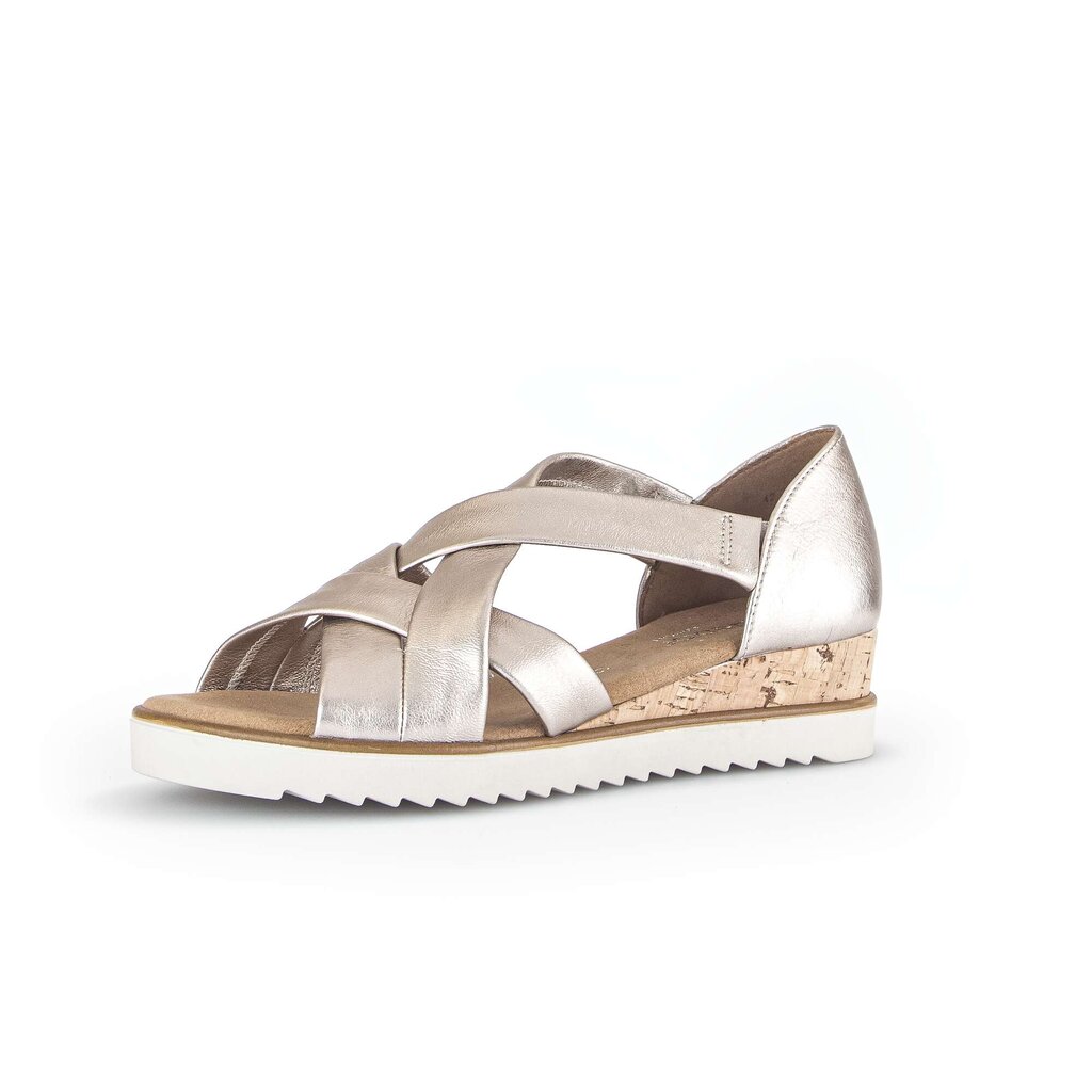 Gabor comfort Keilsandalette gold
