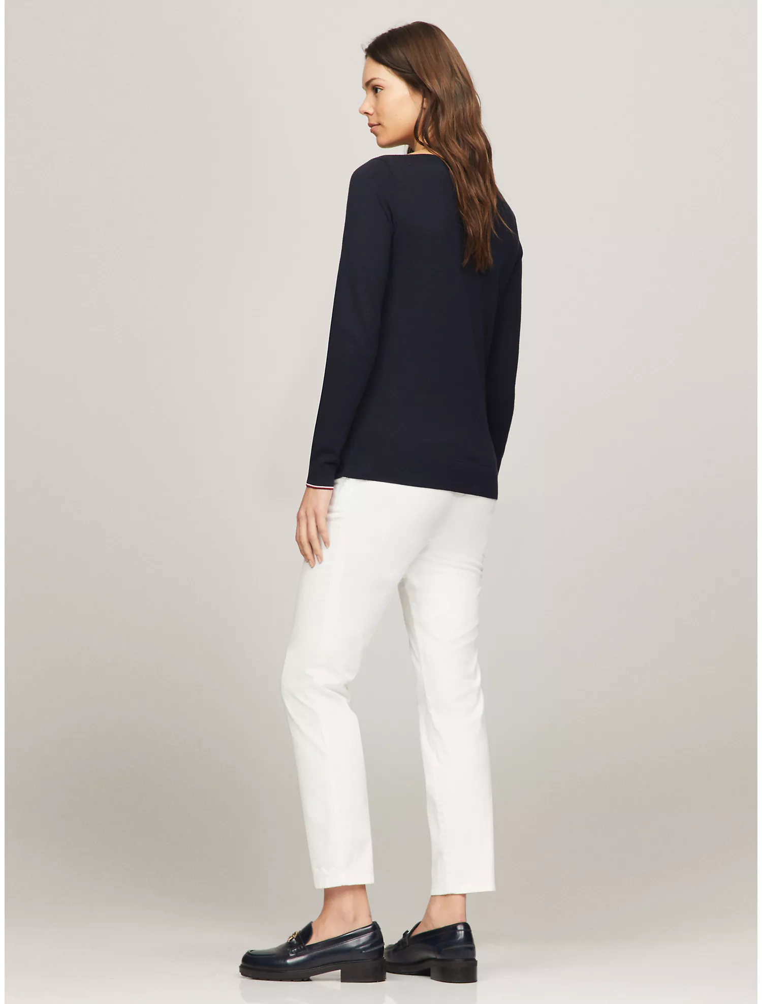 Solid Boatneck Sweater