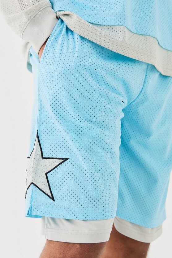 Lockere Basketball-Shorts