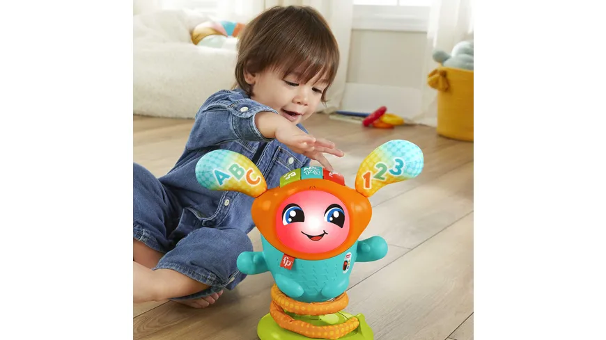 Fisher-Price DJ Hüpfi Lernspielzeug für Kleinkinder, Musik & Geräusche
