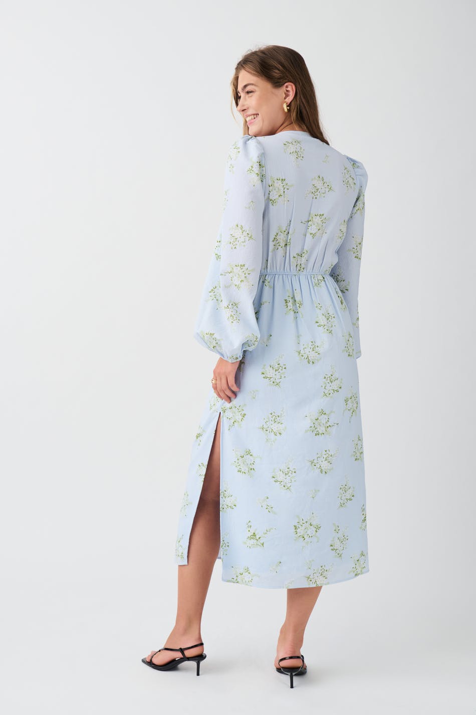 Structure midi boho dress