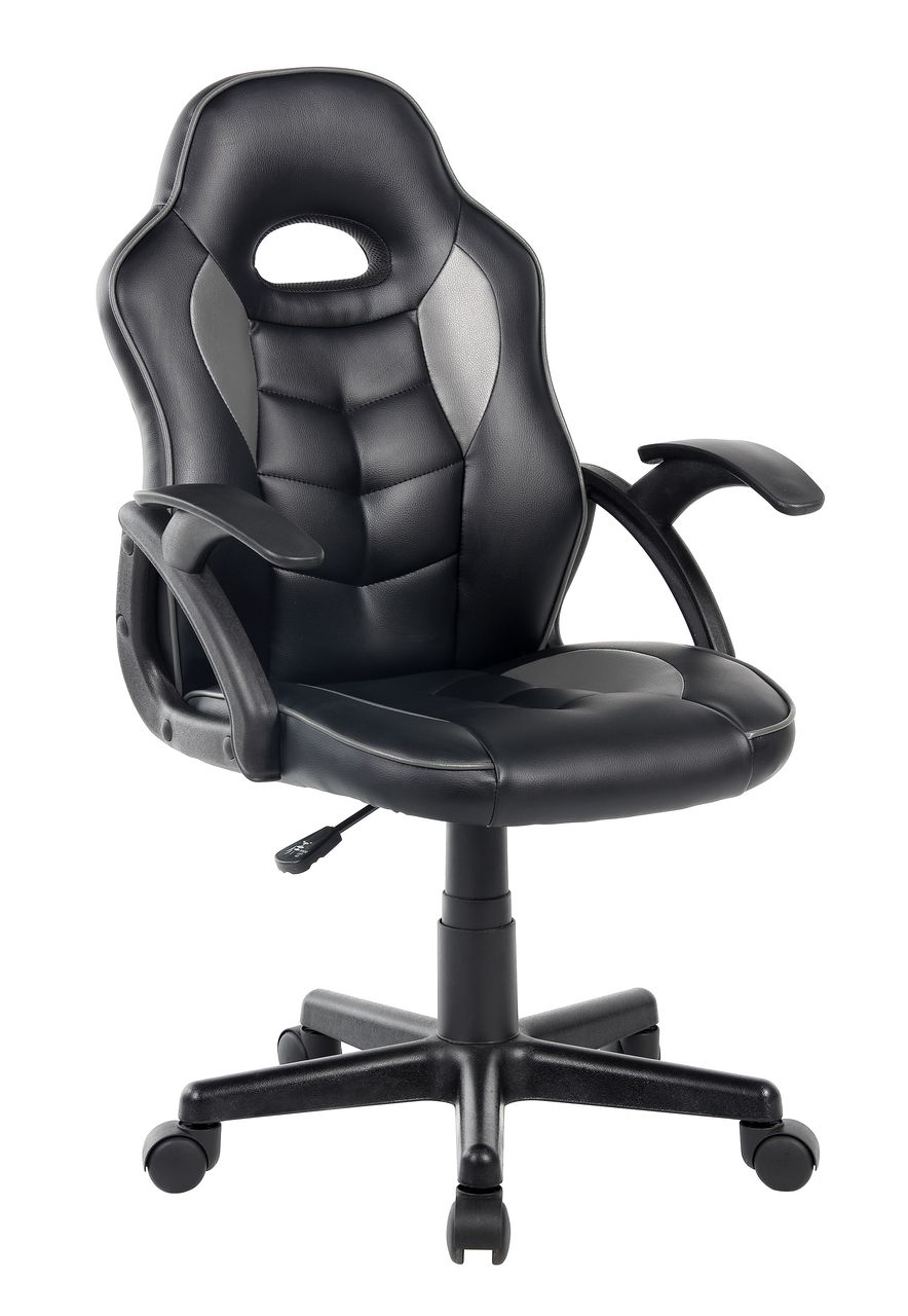 FEMO höhenverstellbarer Drehstuhl FM-2510 schwarz/grau
