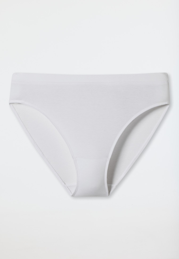 Rio-Slip Doppelripp Organic Cotton weiss - Pure Rib