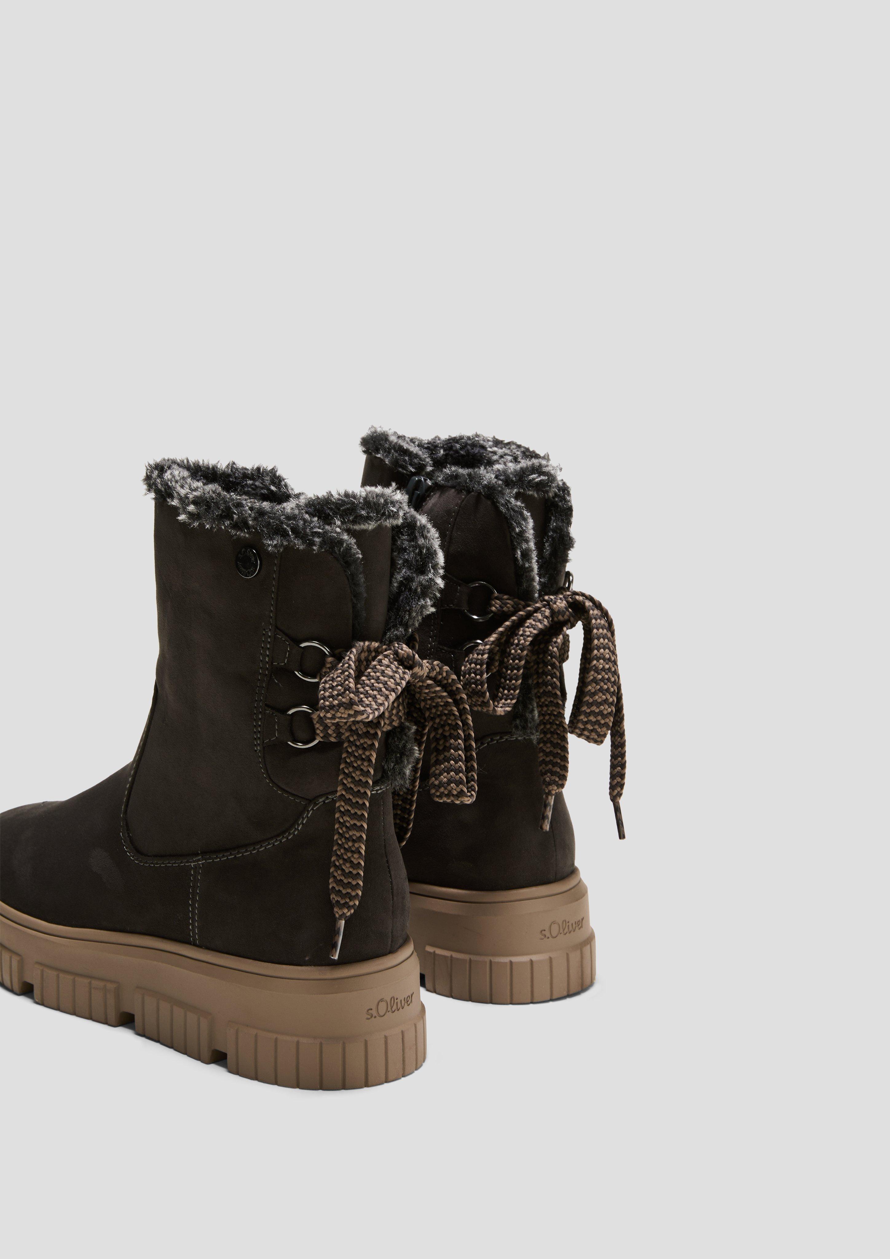 Winterstiefel mit Kunstfellfutter  6008603-216