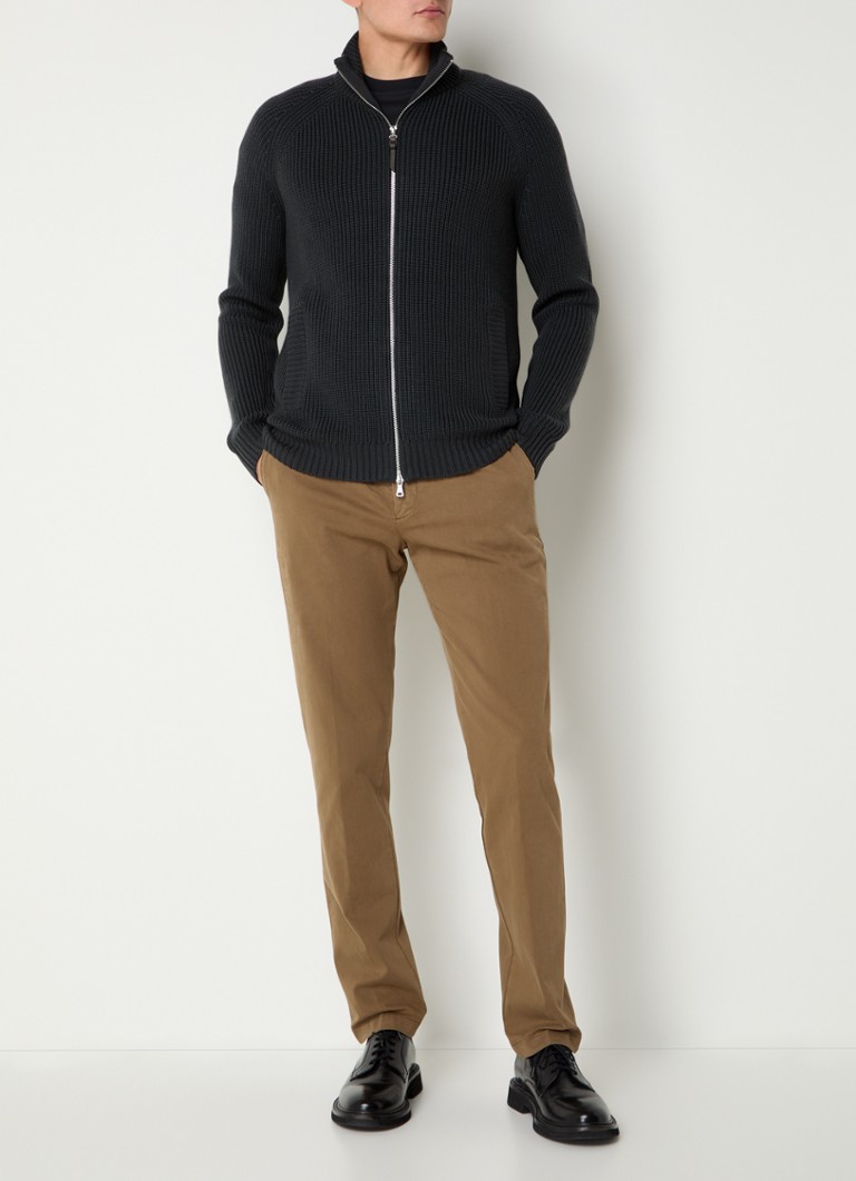 Boggi Milano Chunky knitted cardigan made of wool
