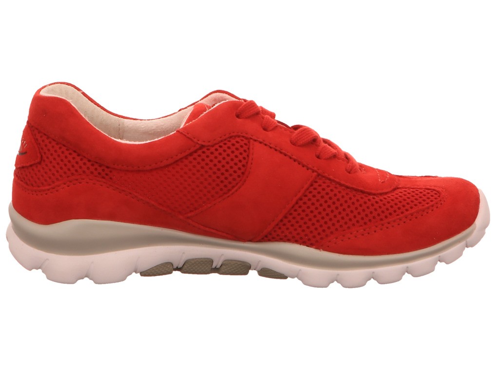 GABOR Freizeit Schnürer rot rollingsoft by Gabor Sneaker low 46.966.