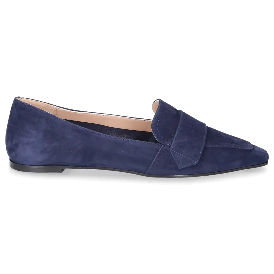 EN AVANT - Ballerinas X211028 Veloursleder - blau