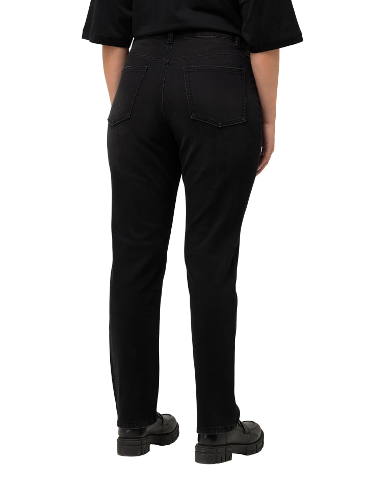 Ulla Popken Jeans in black günstig kaufen