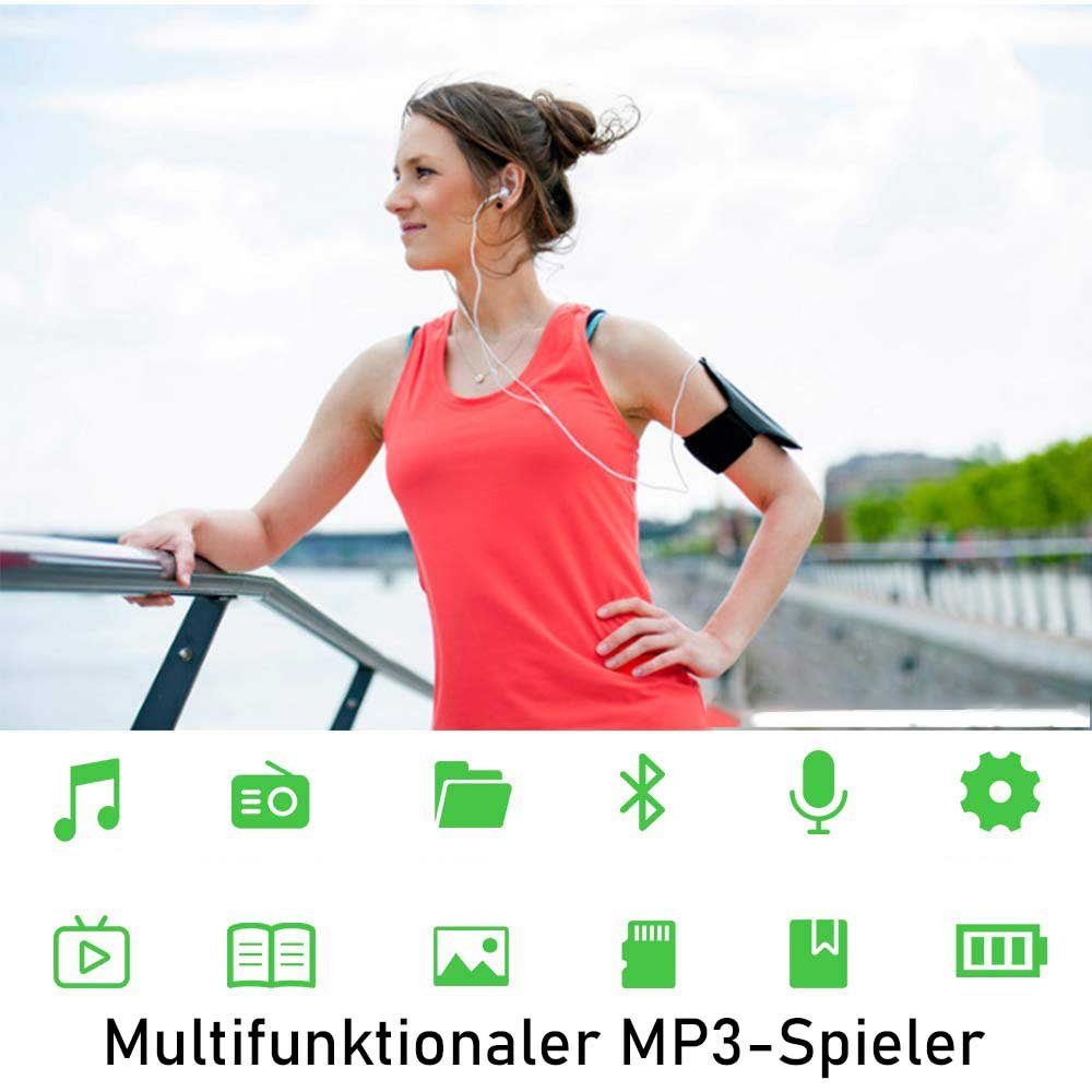 GelldG MP3-Player 16 GB mit 1,8 Zoll TFT MP3-Player (Bluetooth)
