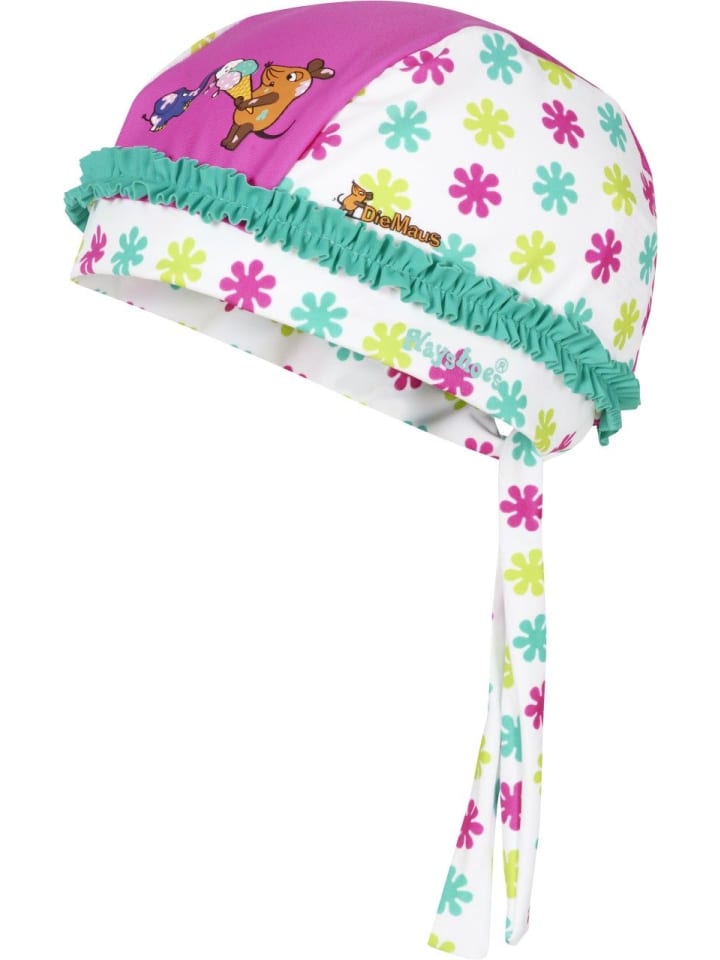 Playshoes Kopftuch in weiß/rosa günstig kaufen 55