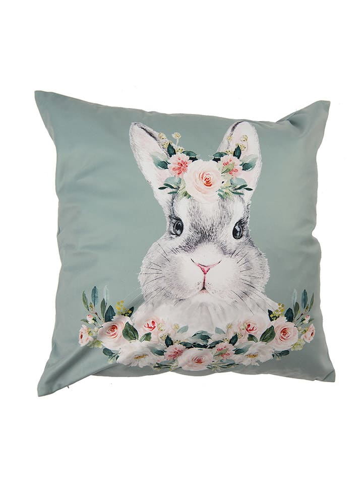 Clayre & Eef Kissenhülle in Grün - (L)45 x (B)45 cm günstig kaufen onesize