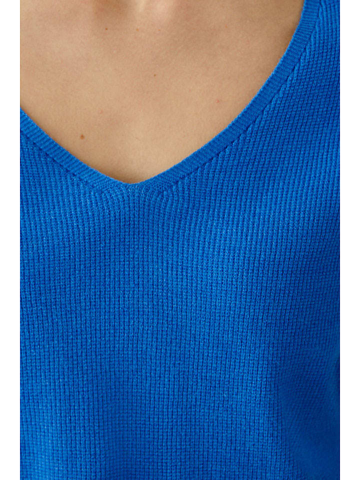 Oui Pullover in Blau günstig kaufen
