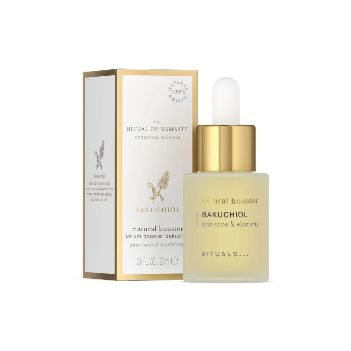 The Ritual of Namaste Bakuchiol Natural Booster - Global Effect Facial Serum, Anti-Wrinkle Facial Serum