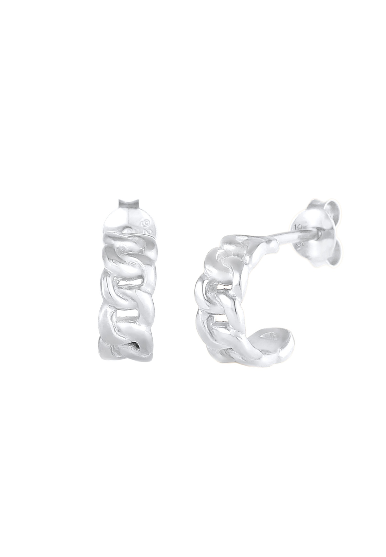Elli mini kreolske naušnice za žene od 925 sterling srebra