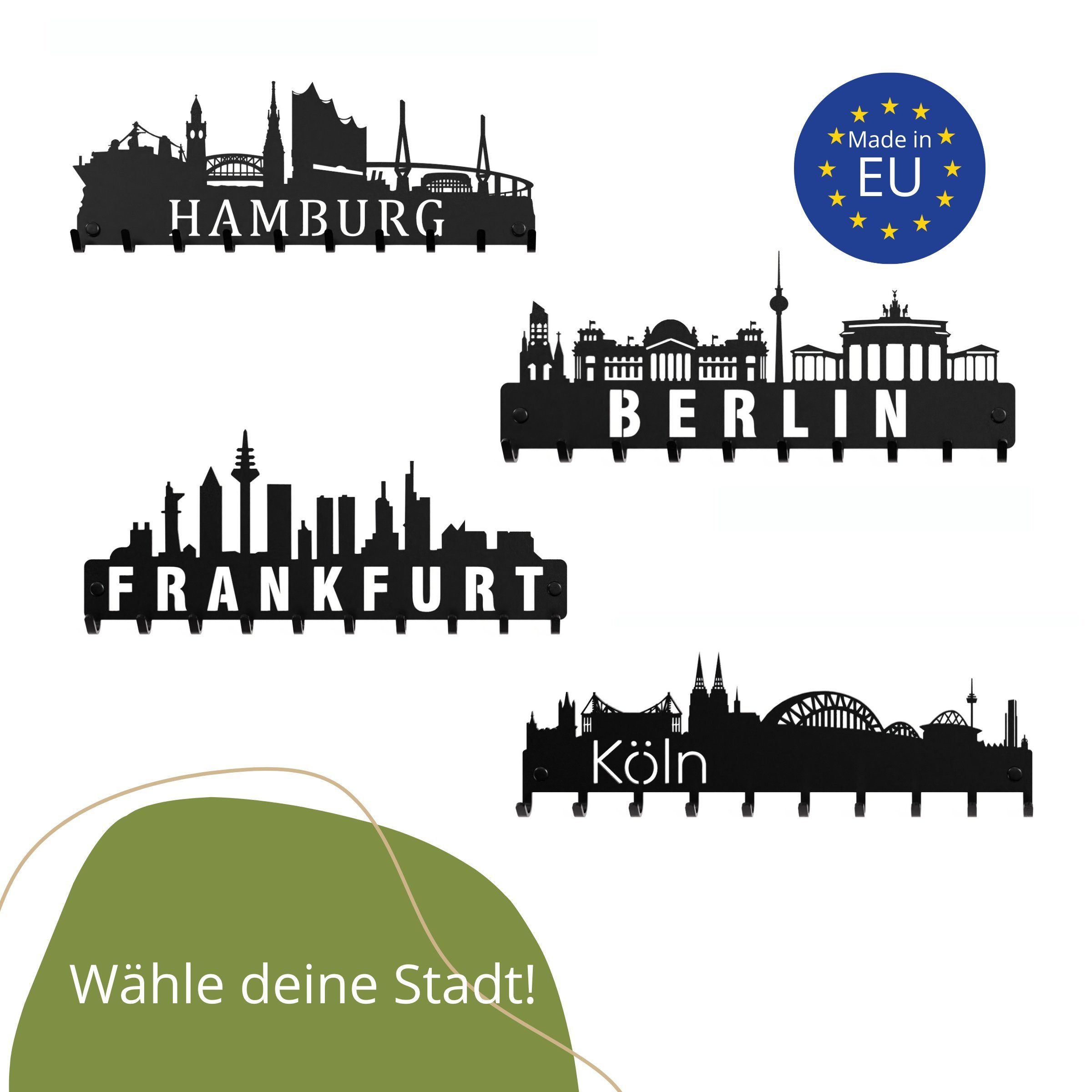 NOGGI - Home Decor Masters Schlüsselleiste Schlüsselbrett 