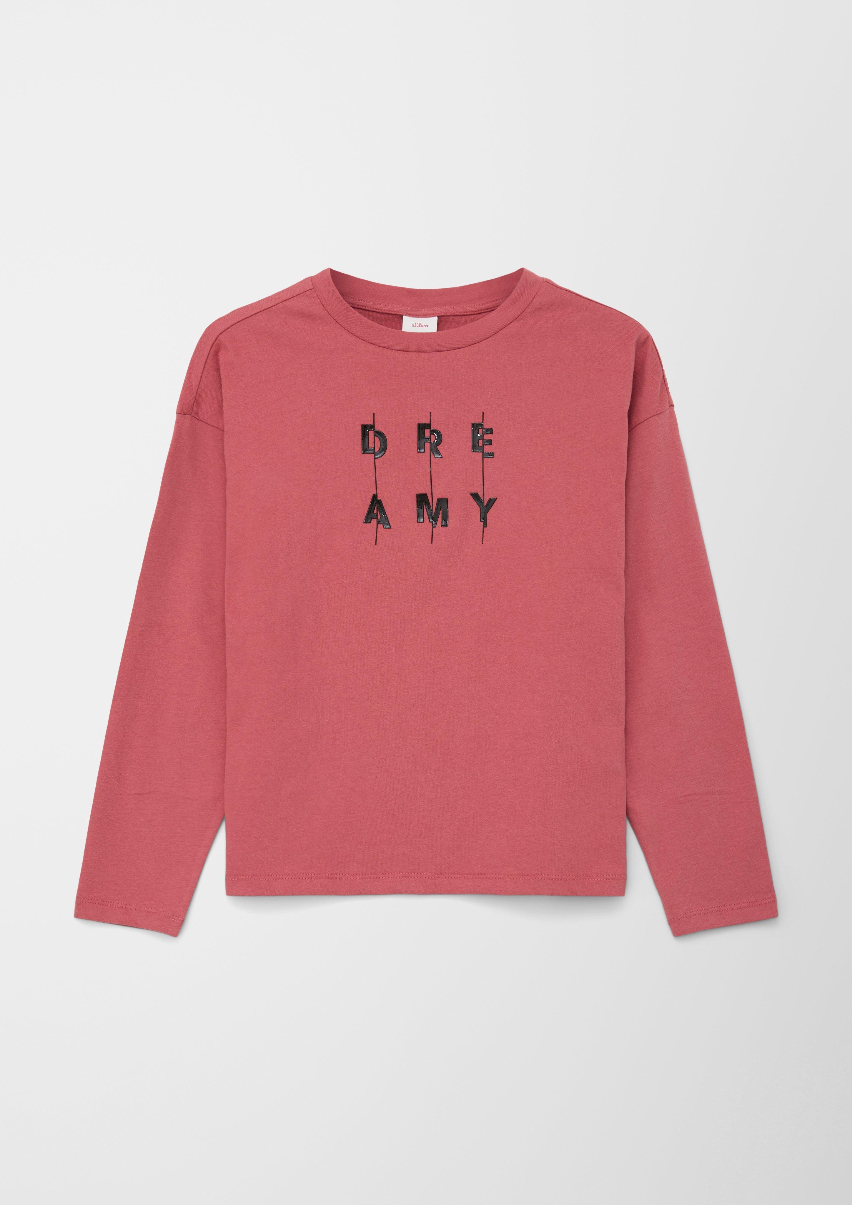 Longsleeve mit gummiertem Frontprint  2119771-3848