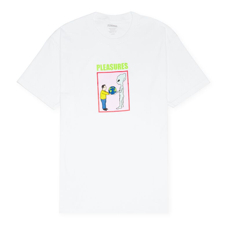 Pleasures Gift T-Shirt white