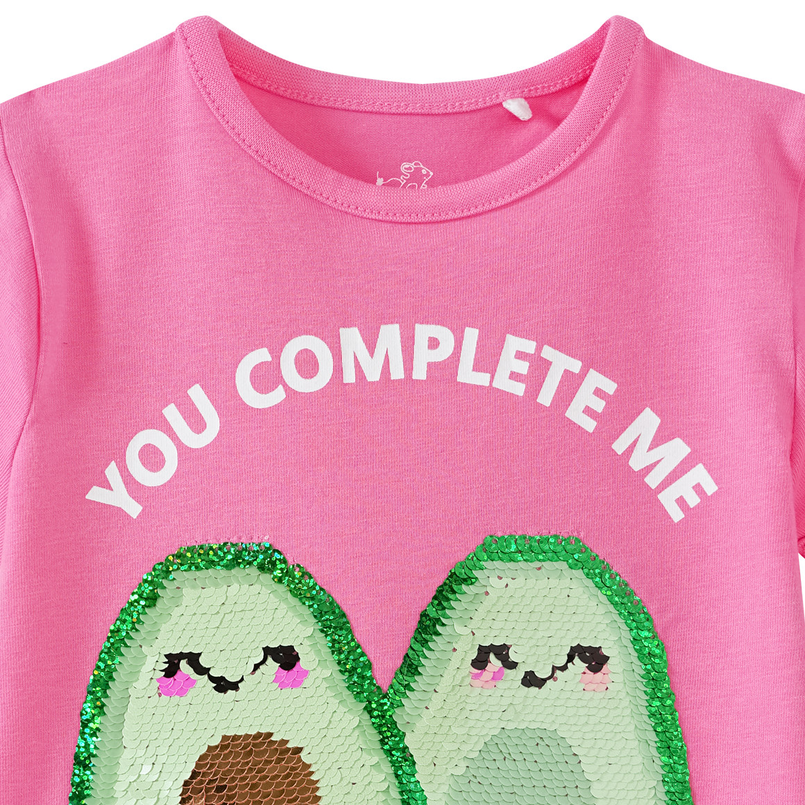 Mädchen T-Shirt mit Wendepailletten