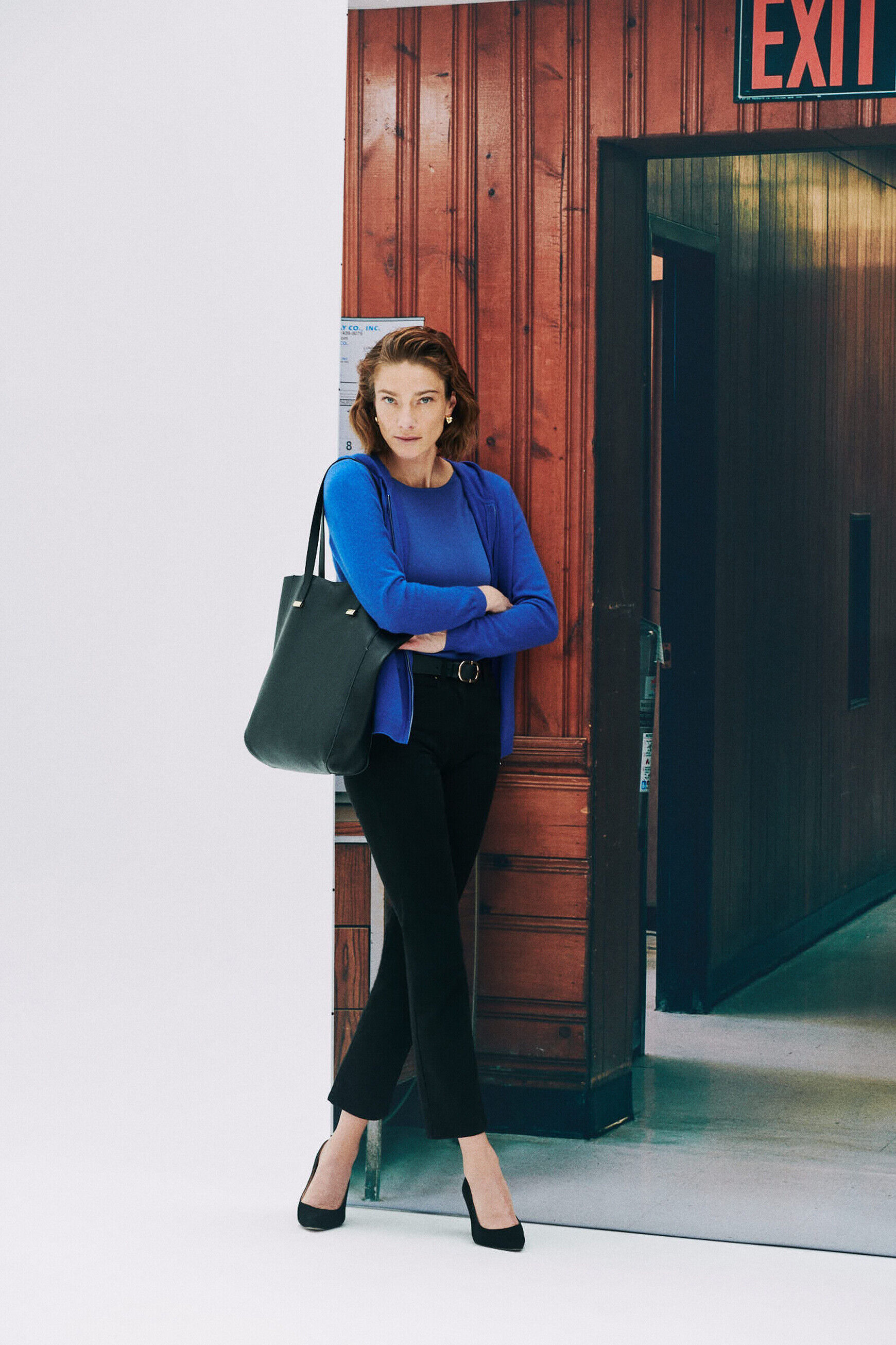gilet basila bleu electrique femme
