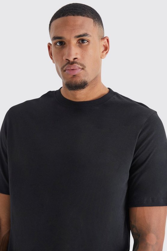 Tall Oversize T-Shirt mit M-Print