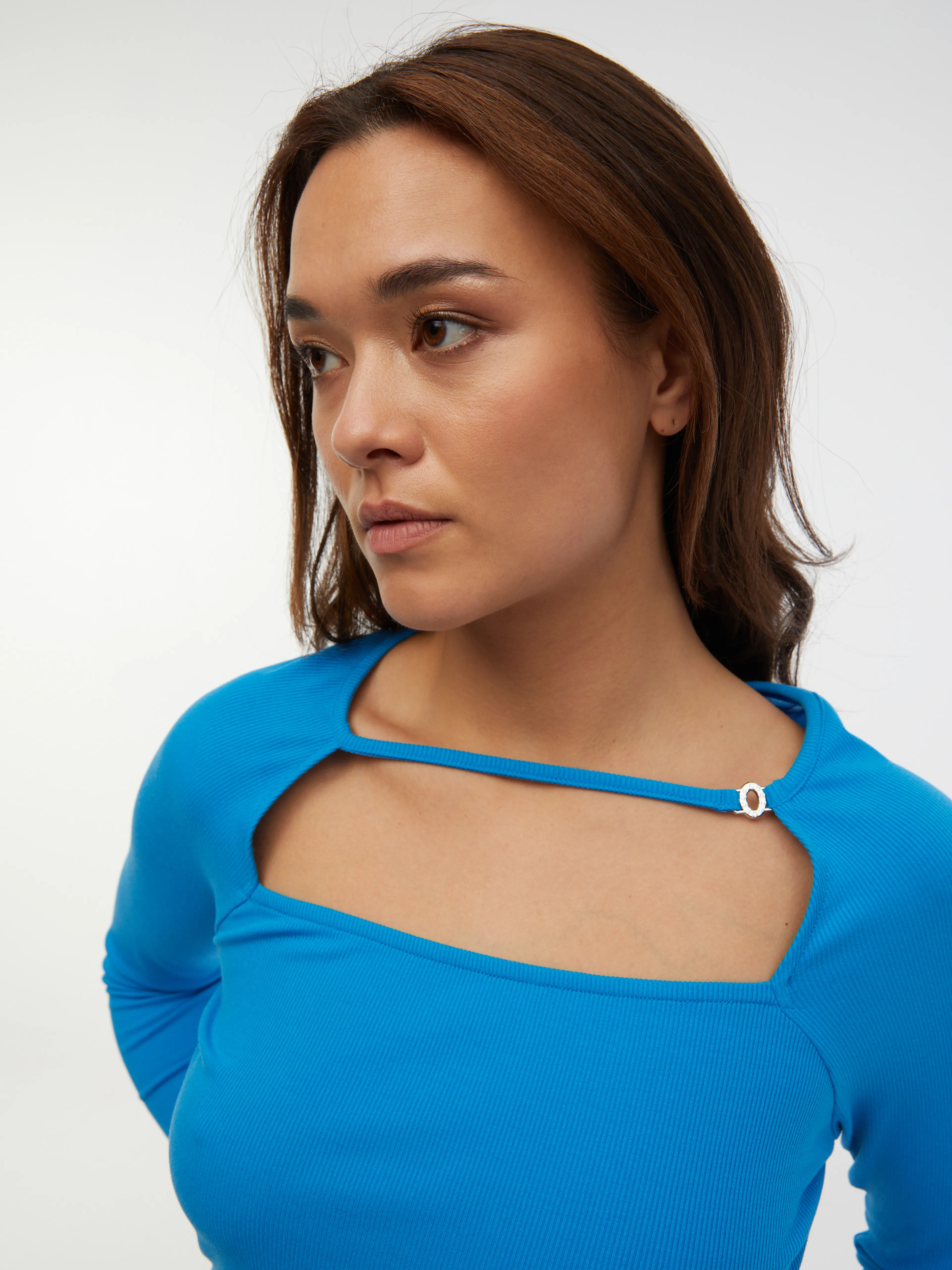 Blaues Damenhemd ORSAY