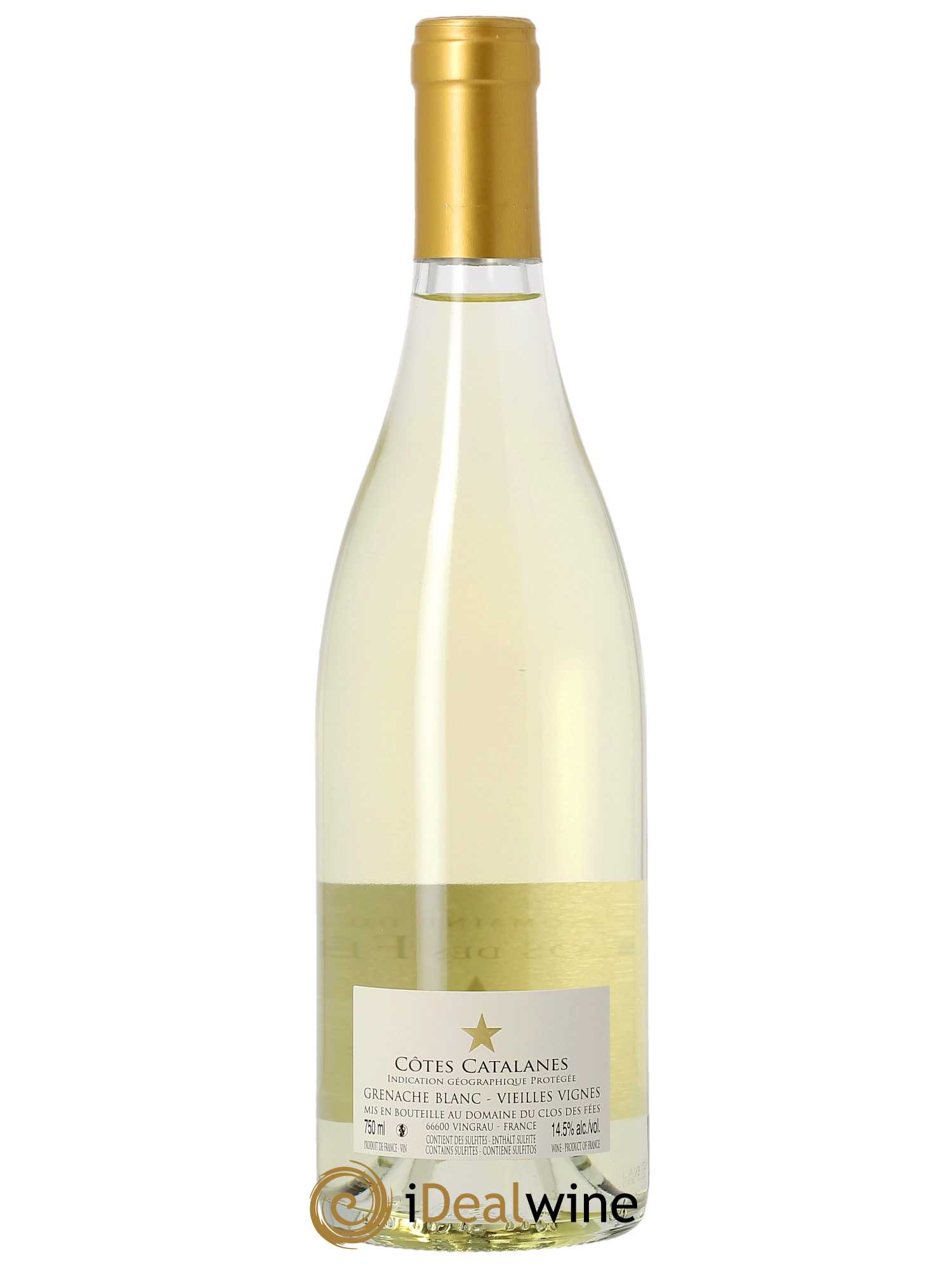 IGP Côtes Catalanes Clos des Fées Vieilles vignes Hervé Bizeul  2019 - Lot de 1 Bouteille