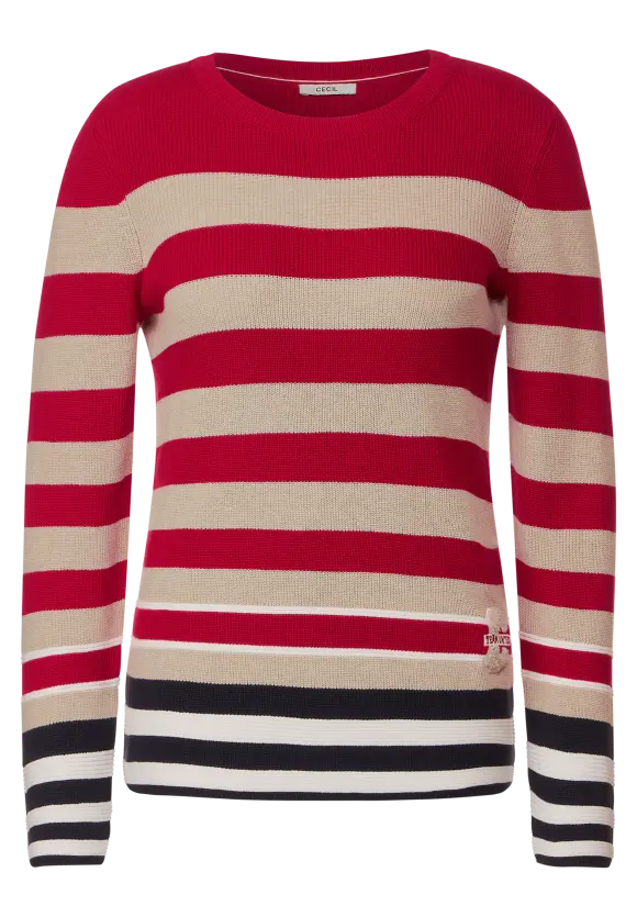 CECIL Multicolor Streifenpullover
