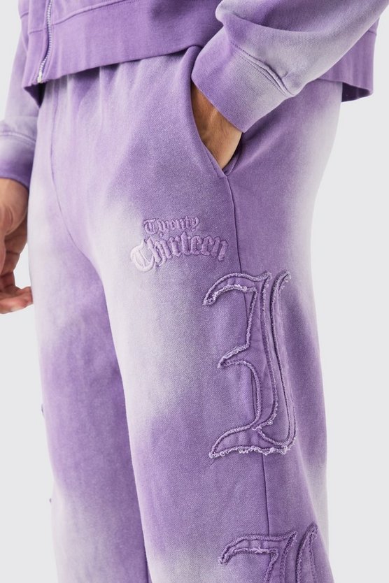 Gebleichte Oversize Jogginghose