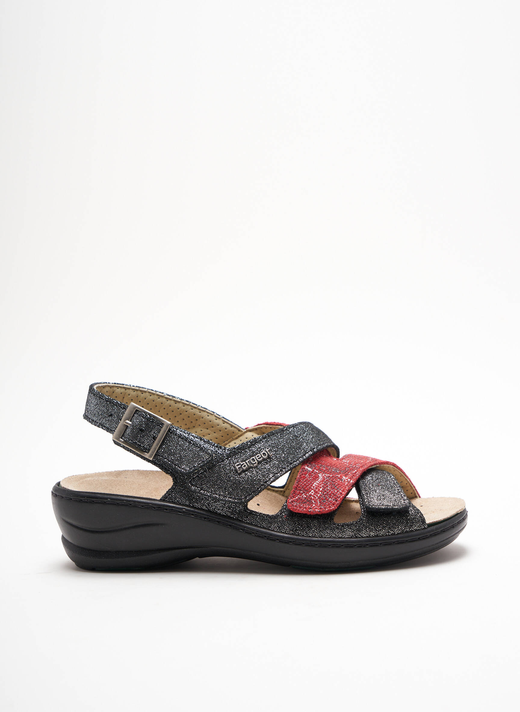 Fargeot Sandales Nu Pieds Femme couleur rouge