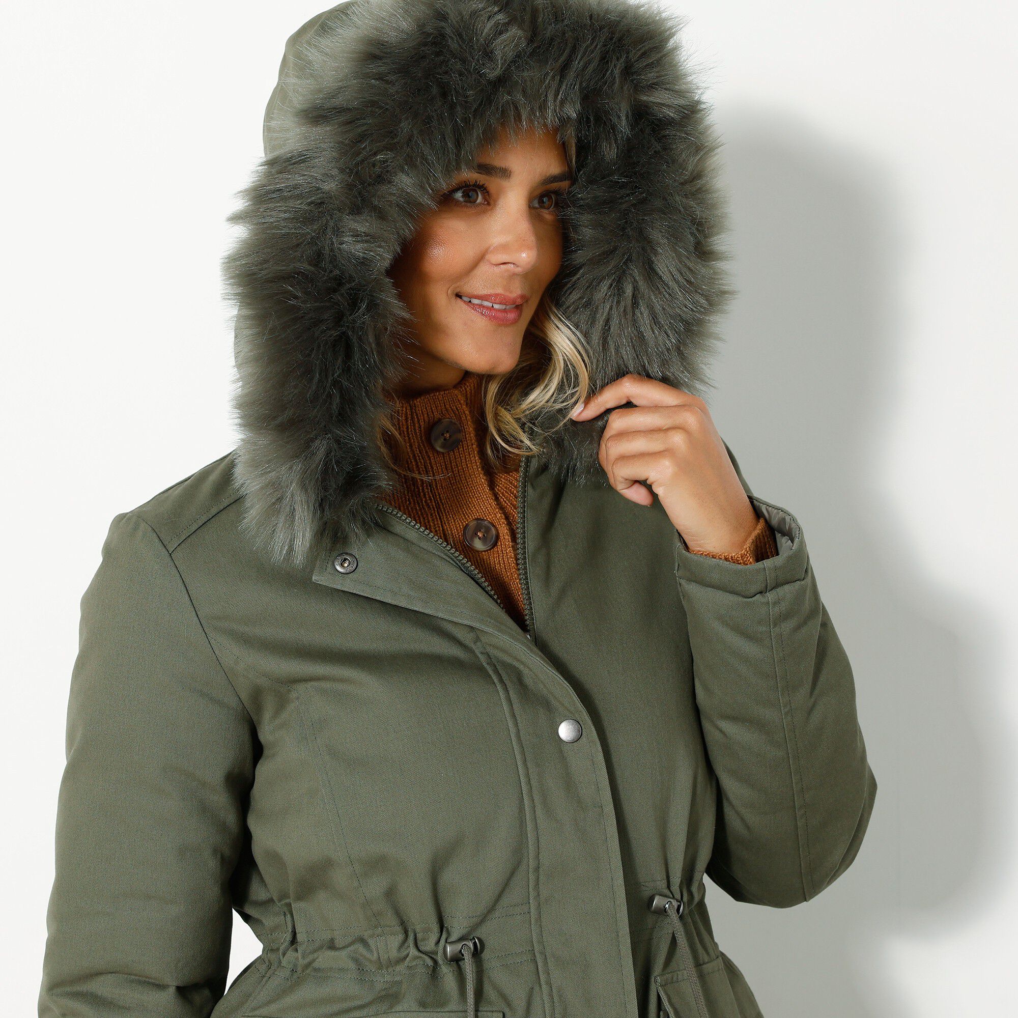 Parka réversible doudoune matelassée déperlante