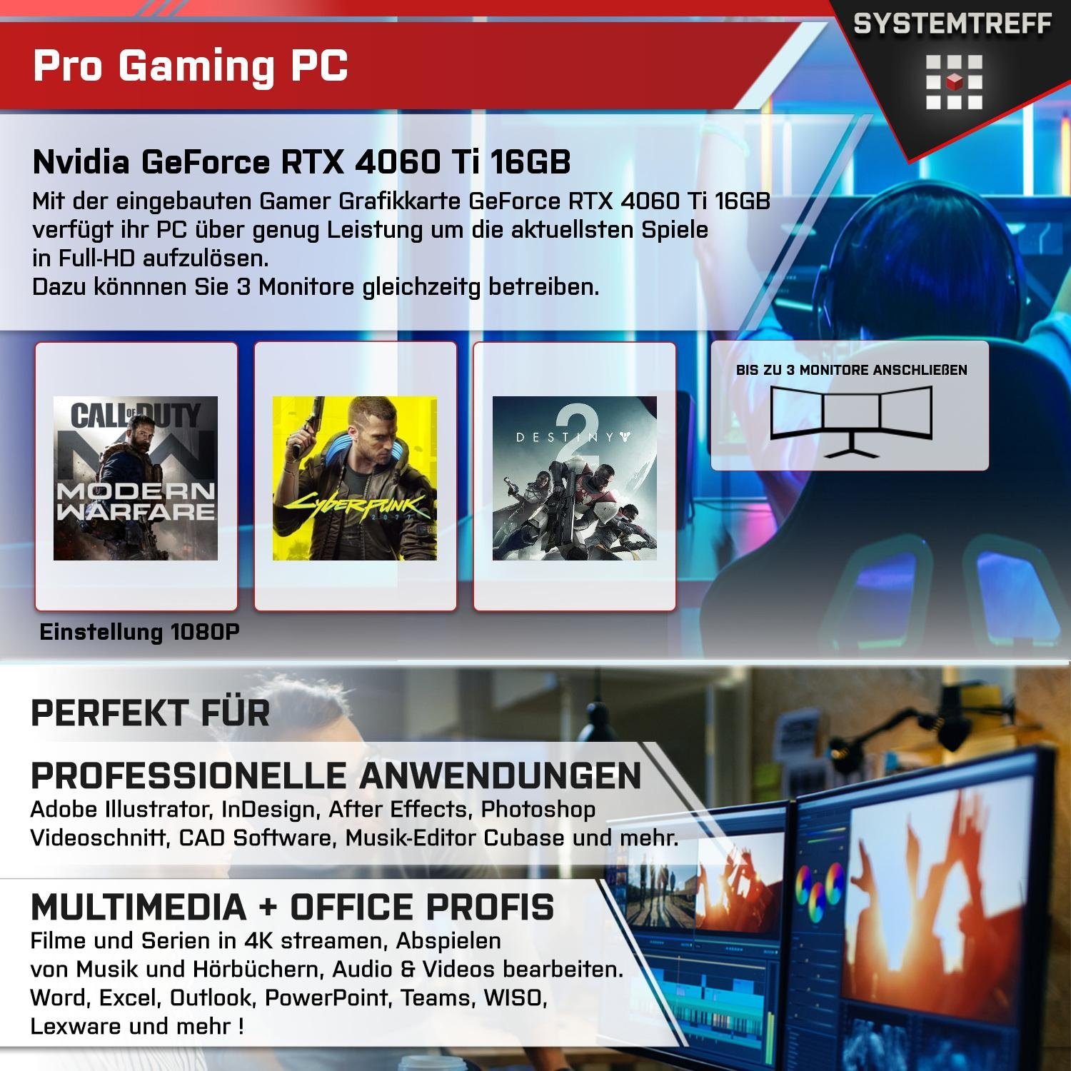 SYSTEMTREFF Gaming-PC-Komplettsystem (27