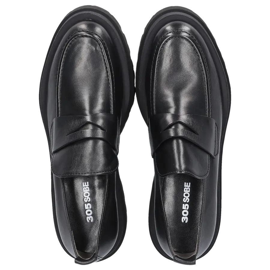 305 SOBE - Loafer HUSKIE Kalbsleder - schwarz