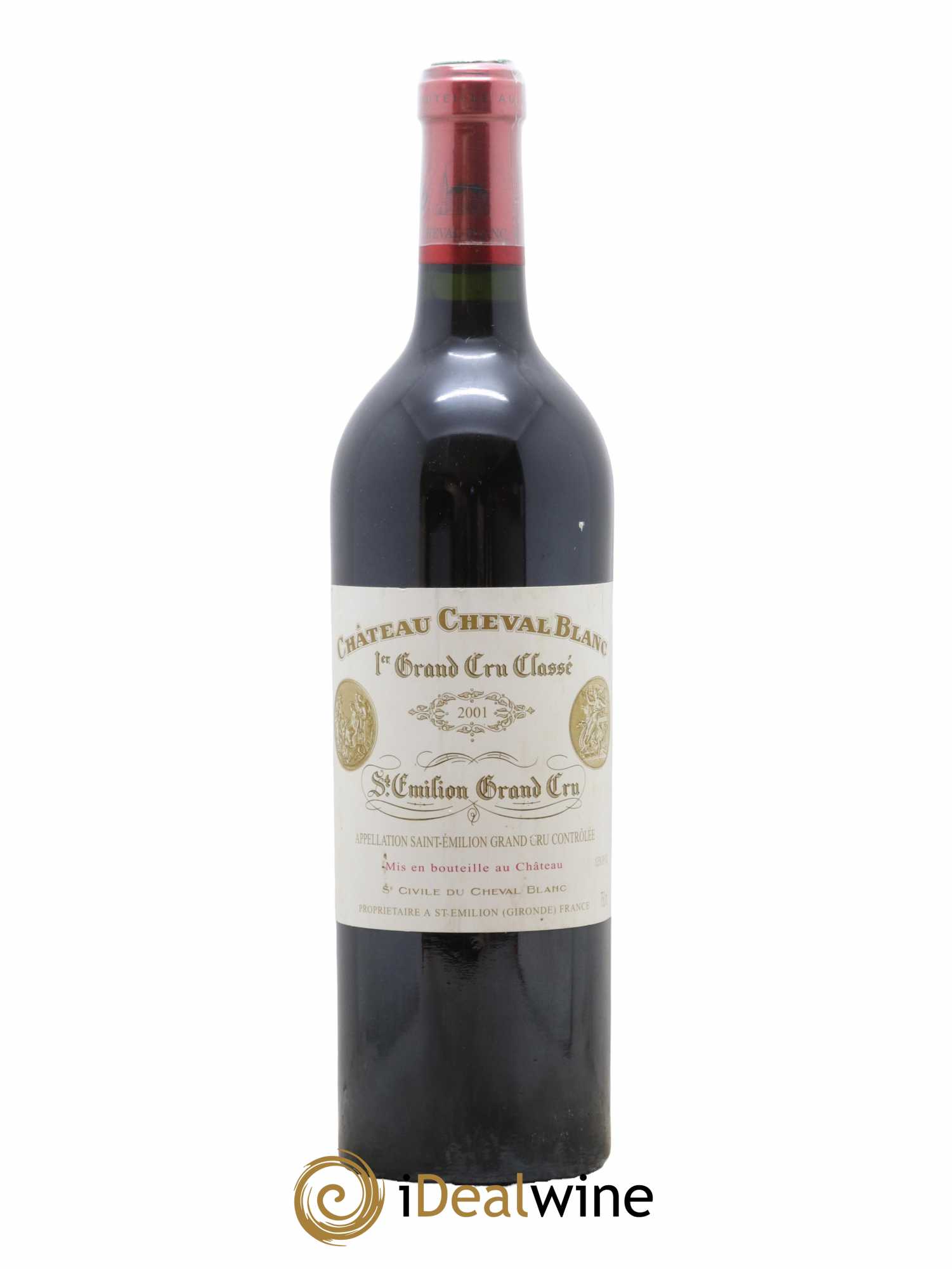 Château Cheval Blanc 1er Grand Cru Classé A  2001 - Lot de 1 Bouteille