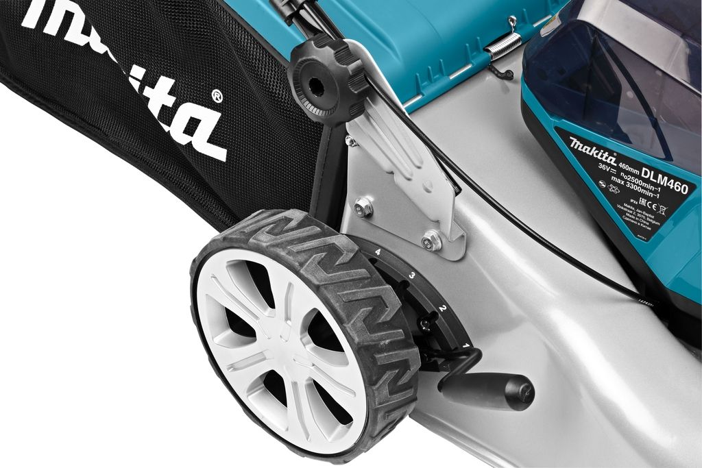 Makita DLM460PT2 Akku plæneklipper 46 cm 2 x 18 Volt 5,0 Ah Li-Ion