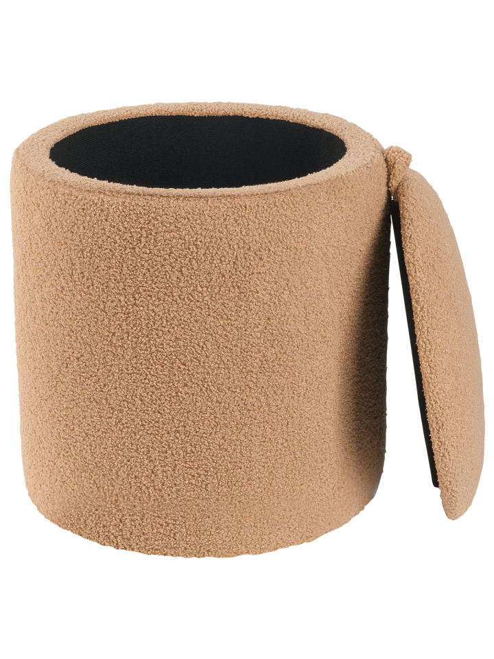 Beliani 2er-Set Pouf BEREA in Braun günstig kaufen onesize