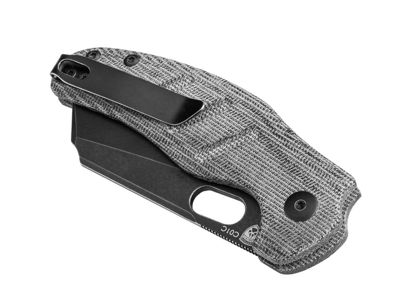 Sheepdog C01C Micarta Black Button Lock
