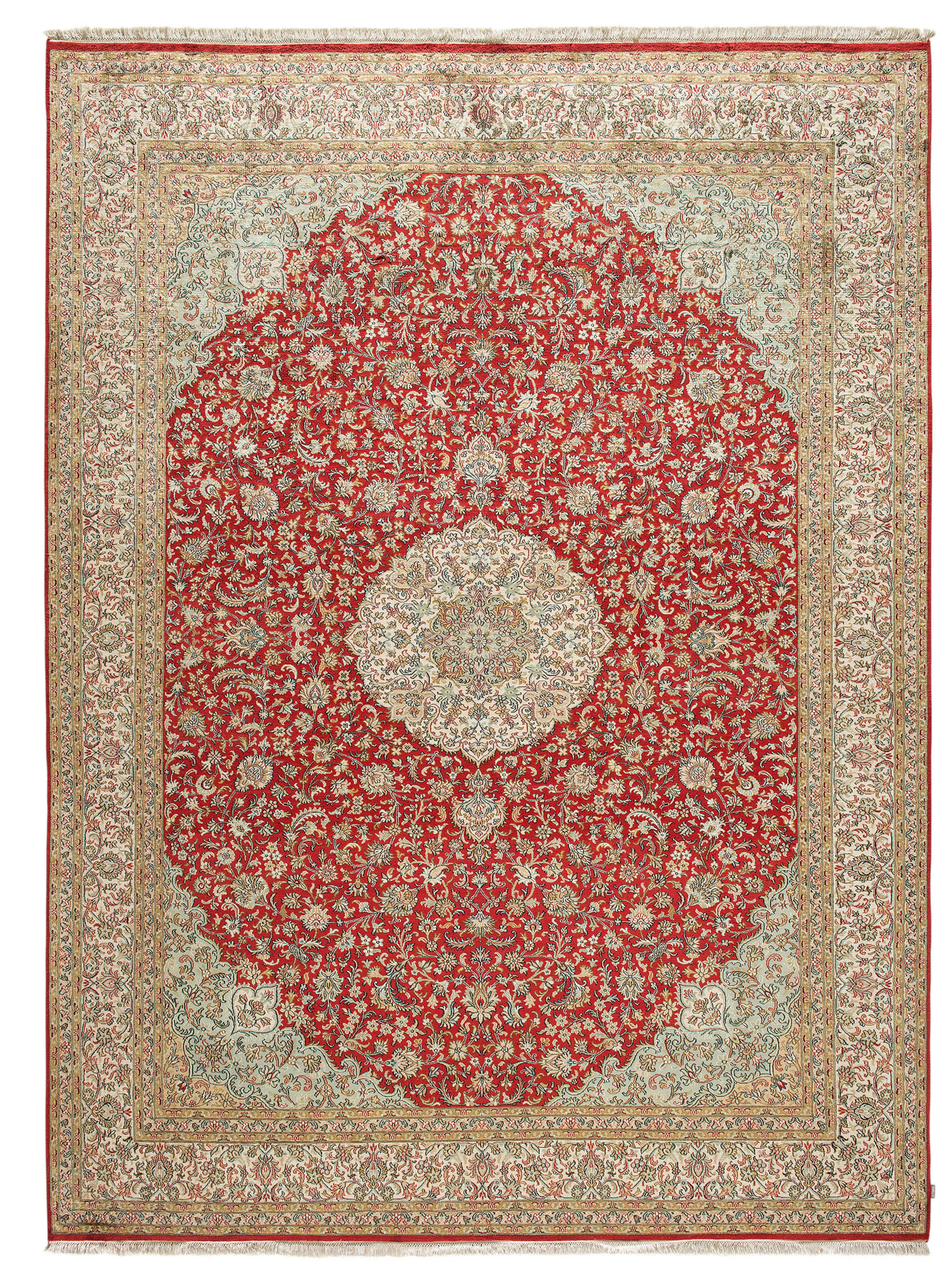 Kaschmir Seide 18/18 ca. 247 x 339 cm, Unikat / Einzelstück
