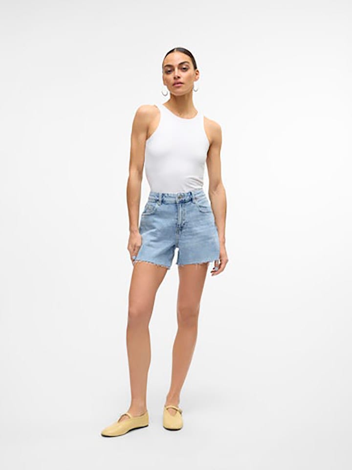 Vero Moda Jeans-Shorts in Hellblau günstig kaufen