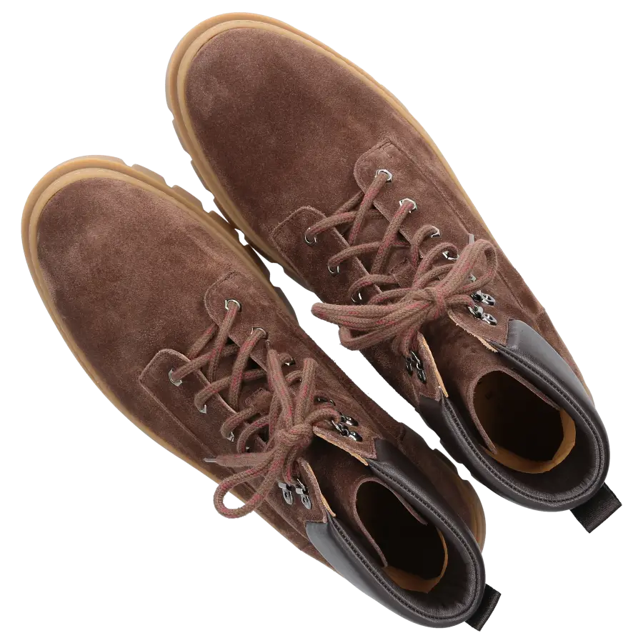 Henderson - Schnürboots 83505 Kalbsveloursleder - braun