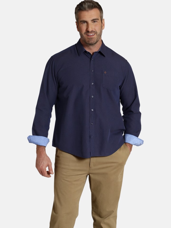 Charles Colby Hemd DUKE RYE in blau günstig kaufen