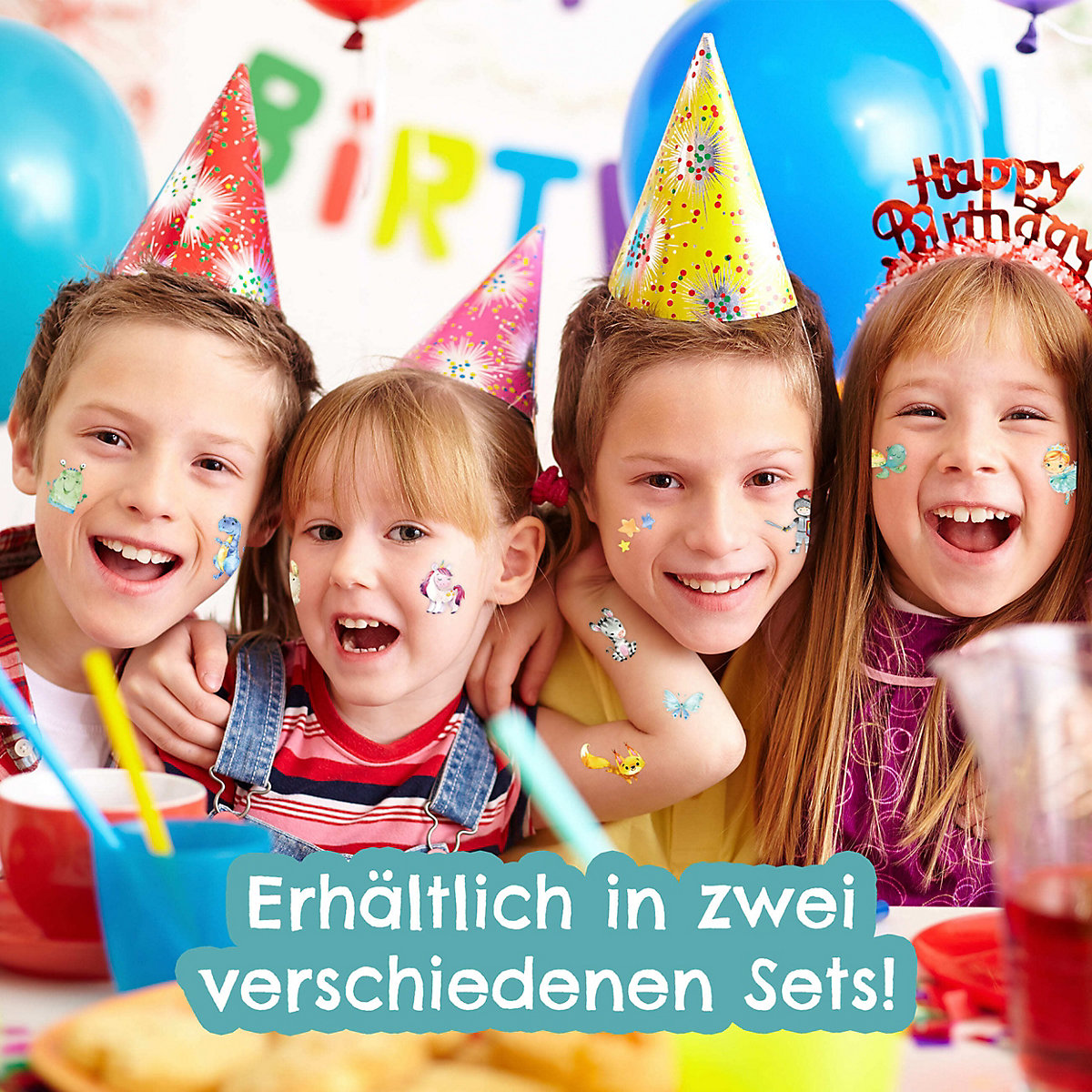Kindertattoos für Mädchen
