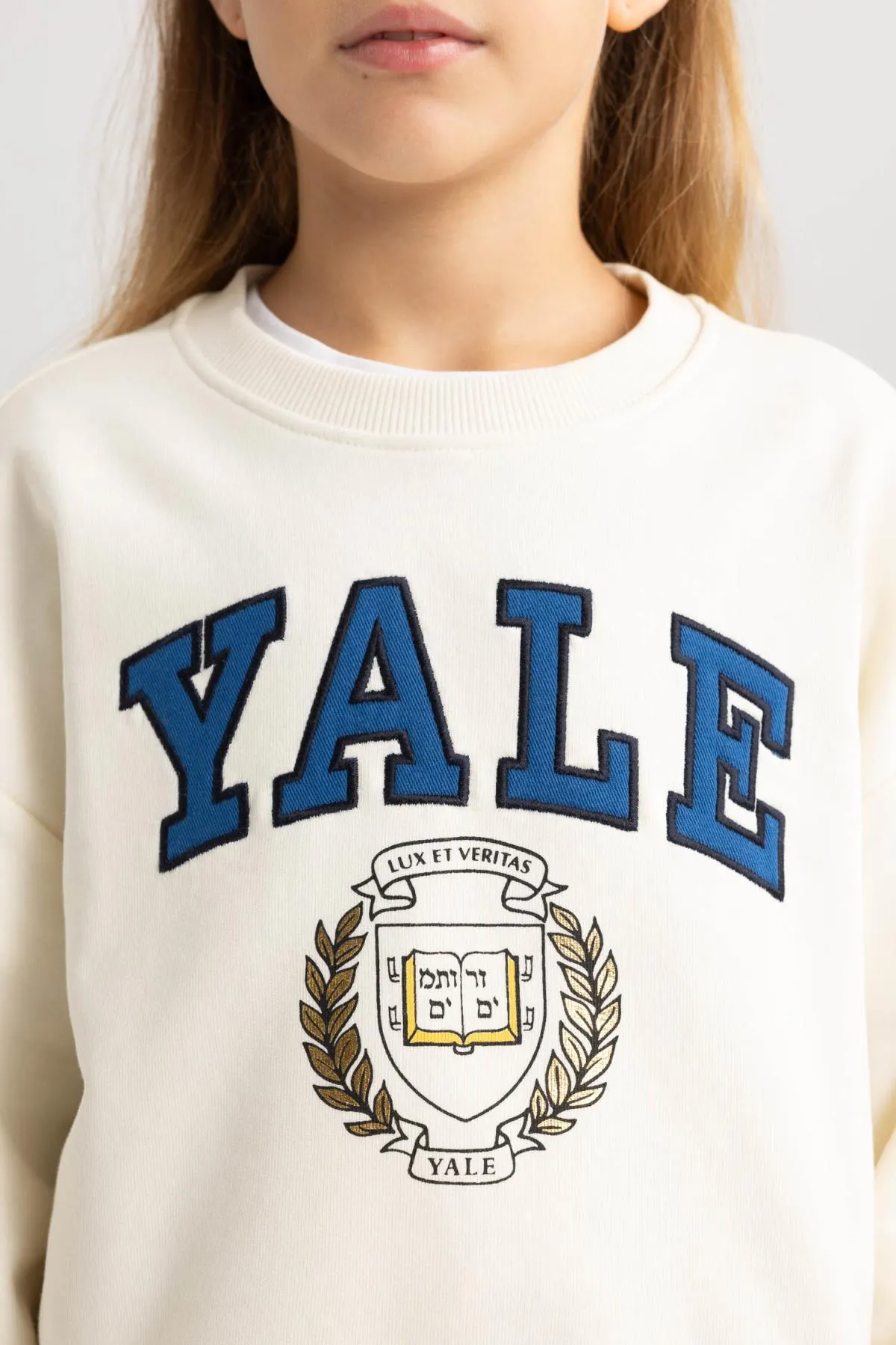 DeFacto  Yale University Relax Fit Rundhals-Sweatshirt für Mädchen