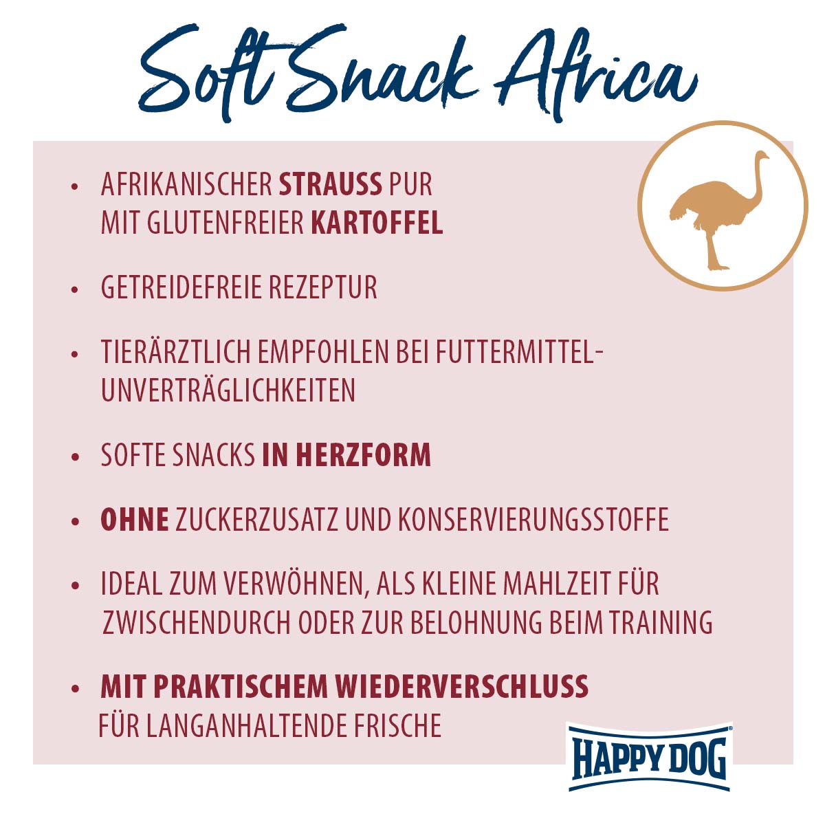 Happy Dog SoftSnack Africa günstig kaufen bei ZooRoyal